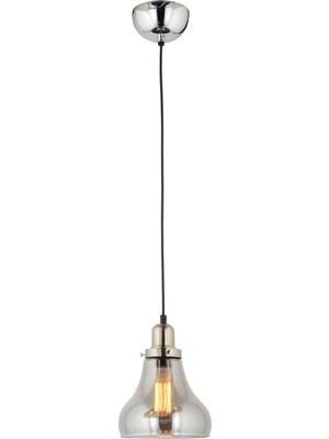 Vionna Lampaluce Cono Modern Sarkıt Salon Avizesi Tekli Krom 20X70CM
