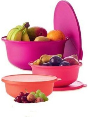 Vionna Tupperware Aloha 3 Lü Set Saklama Servis Hazırlık Kabı