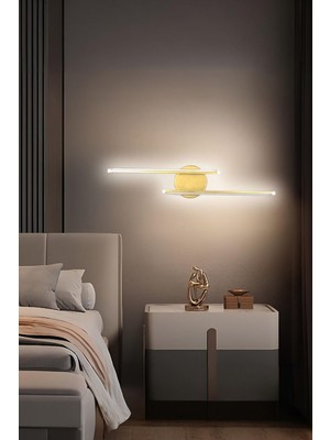Vionna Legacy Sare Aplik Modern Tasarım Eskitme Renk - Gün Işığı Ledli Banyo - Mutfak - Salon LED Duvar Aplik Eskitme