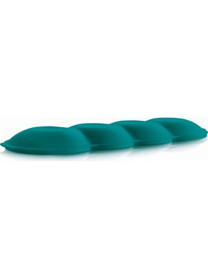 Vionna Tupperware Allegra Ince Kapaklı Çerezlik Su Yeşili Gold Şık ve Pratik Sunum Kabı (Kapak)