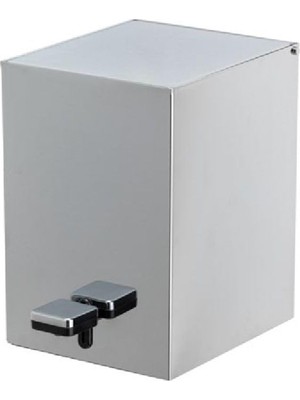 Vionna System Pedallı Kare Çöp Kovası 3 Lt Krom 262X245X180 mm Krom Tek Ebat BA4055 031 Cr-Cr