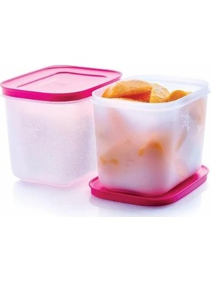 Vionna Tupperware Derin Dondurucu Için Alaska 2'li Saklama Kabı Herbiri 1.1litre