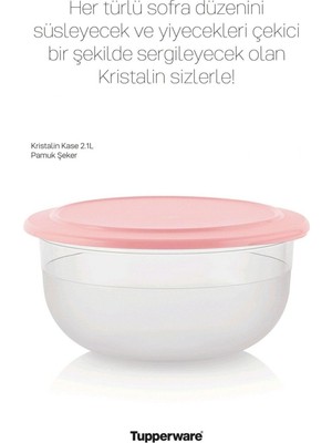 Vionna Tupperware Kristalin Kase 2,1lt