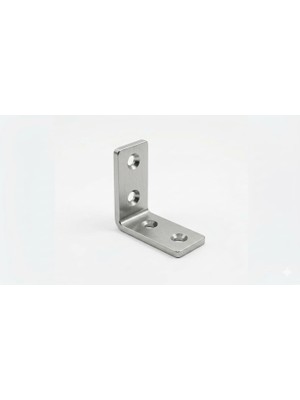 Vionna 15X25 mm L Masa Gönye 10 Adet - Paslanmaz Çelik Köşe Birleştirici ve Mobilya Sabitleyici - Küçük Boy Metal Köşebent L Braket Seti