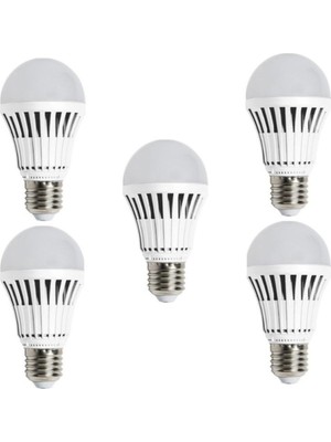 Vionna Cata CT-4229 E27 Duylu Şarjlı 420 Lümen Beyaz LED Ampul 5 Li, 41996