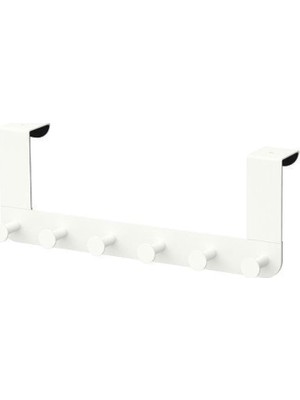 Vionna Ikea 2 x Enudden 6 Askı, Çelik Kapı Askısı, Beyaz