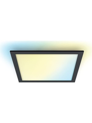 Vionna Wiz Siyah Akıllı Sıva Üstü Rgb Kare Panel Tavan Armatürü 36W