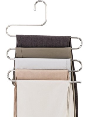 Vionna Matahare 5 Katlı Metal Pantolon Eşarp Askısı