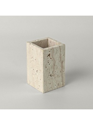Vionna Linens Marble 7X7X11 cm Diş Fırçalık