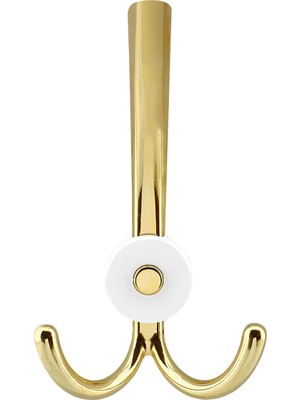 Vionna BADEM10 Hitit Askı Portmanto Metal Altın Gold Vestiyer Duvar Dolap Elbise Askısı Mobilya Askılığı Aparat