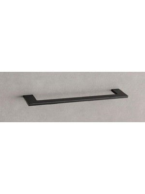 Vionna System Plaın Uzun Havluluk Siyah Renk 15X80X450 mm