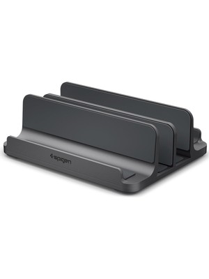 Vionna Spigen Dikey Tablet/telefon/notebook Standı 4 Cihaz Kapasiteli Ayarlanabilir Organizer Düzenleyici Stand Gri - AMP10640 (Spigen Tr Garantili)
