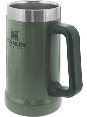 Vionna Stanley Vacuum Stein Termos Bardak 0.7 Litre - Yeşil (Hammertone Green) | Paslanmaz Çelik