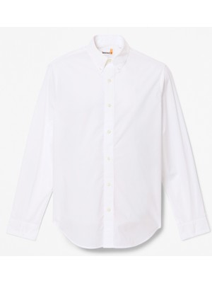 Timberland Long Sleeve Stretch Poplin Shirt