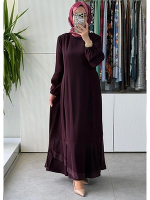 Misswhence 40813 Elbise Bordo