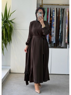Misswhence 40813 Elbise Kahve