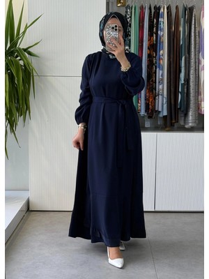Misswhence 40813 Elbise Lacivert