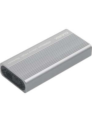 Vionna Dark Thunderbolt 4 40GBPS, Usb4 GEN3X2, 8tb M.2 Nvme 2280 Uyumlu, Vidasız Montaj, On / Off Fan Butonu, Kolay Kurulum & Tak Çalıştır, Fanlı Üstün Soğutma, Alüminyum Type-C Disk Kutusu (DK-AC-DTB40)