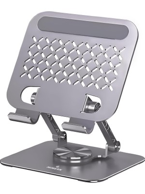Vionna Minesk Tablet Standı 360 Derece Dönebilen Katlanabilir Ergonomik Tablet Tutucu
