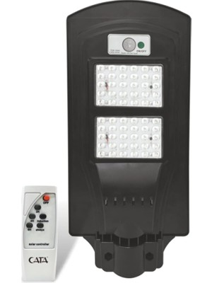 Ct 4691 Solar Güneş Enerjili 120W Sensörlü Sokak Armatür 6400K Beyaz Işık