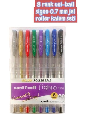 Renk Uni-Ball Signo 0.7 mm Jel Roller Kalem Seti