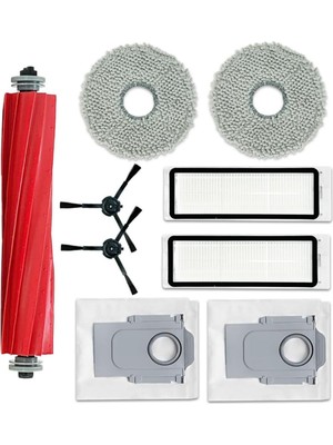 Vionna Roborock Qrevo Maxv,qrevo Pro,qrevo Plus,qrevo S Robot Süpürge Uyumlu Fırça,hepa Filtre,toz Torbası,mop Paspas Bez Yedek Parça Aksesuar Seti-9 Parça
