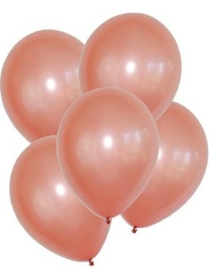 Hepta Collection Benim - Metalik Rose Gold Balon 12 Inch 10 Adet