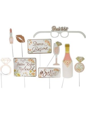 Hepta Collection Benim - Rose Bride To Be Konuşma Balonu Seti 10 Adet