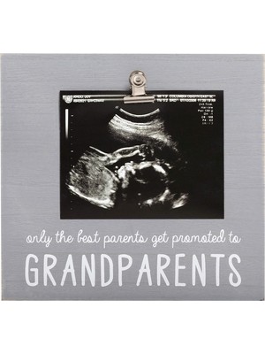 Vionna Pearhead Sonogram Fotoğraf Çerçevesi Büyükanne ve Büyükbaba Için Bebek Hatıra Resim Çerçevesi, Hamilelik Duyurusu, Bebeğin Ilk Noel Hediyeleri, Tatil Hediyeleri, Bebek Tatil Hediyeleri, Gri