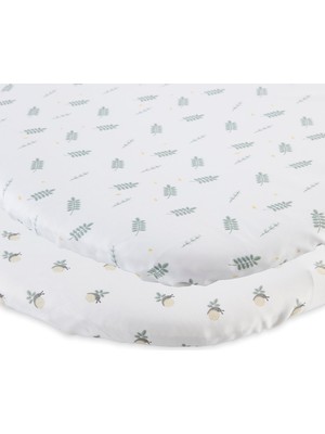 Vionna Chicco Çarşaf Bambu Set Iki Parça Baby Hug Greenery
