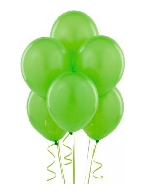 Hepta Collection Benim - Metalik Açık Yeşil Balon 12 Inch 5 Adet