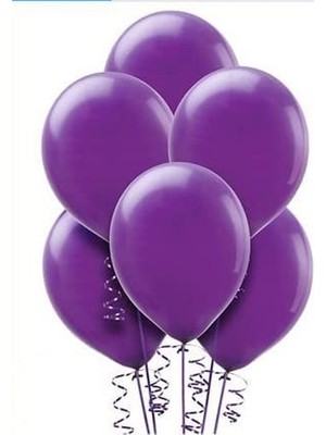 Hepta Collection Benim - Metalik Mor Balon 12 Inch 5 Adet