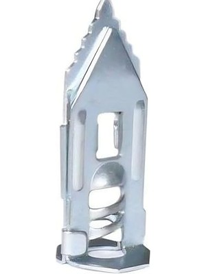 Turbolet Alçıpan ve Asma Tavan Dübeli, Gazbeton Gözenekli Beton Sabitleme Dübeli, Metal Duvar Dübel, Yüksek Taşıma Kapasiteli Mekanik Bağlantı Elemanı (12 Adet) (40 Mm)