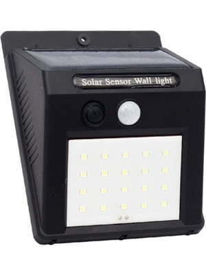 Vionna Chermik SM-8006 Solar Sensörlü Duvar Tipi 20 Ledli LED Aplik