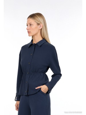 Yargıcı Regular Polo Yaka Uzun Kol Sweatshirt