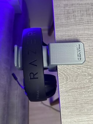 Vionna Premium Asılabilir Kulaklık Standı – Sağlam, Kaydırmaz Keçeli, Ergonomik Stand, Steel Gray Edition