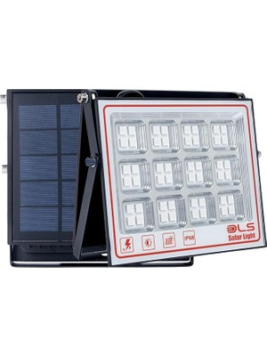 200 Solar 5 Modlu Güneş Enerjili LED Projektör Mavi Yeşil Kırmızı ve Rgb Renk Aydınlatma
