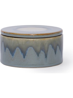 Yargıcı Kapaklı Seramik Kutu(13x7 Cm)