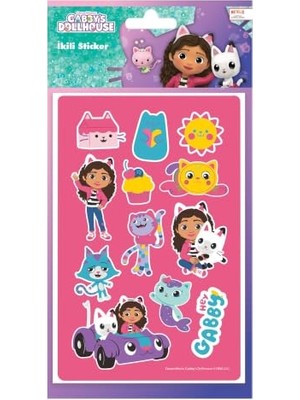 Vionna Gabby'nin Hayal Evi 2li Kuşe Sticker