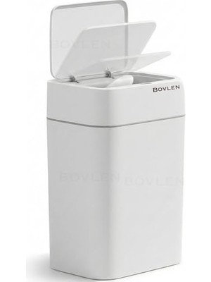 Vionna Otomatik Hareket Sensörlü Çöp Kovası, Banyo Çöp Kovası, Çocuk Odası Çöp Sepeti, Çöp Kutusu, (2 Adet 1.5 V Aa Pil, Piller Pakete Dahil Değildir) - (18 Litre) 26.5X20.2X31.8 cm