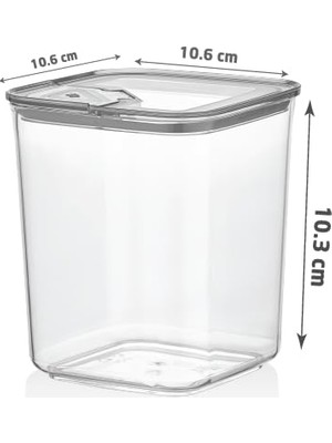 Vionna Pratik Kare Saklama Kabı, 3X700 ml