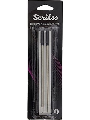 Vionna Scrikss 711 Slim Tükenmez Refil Siyah