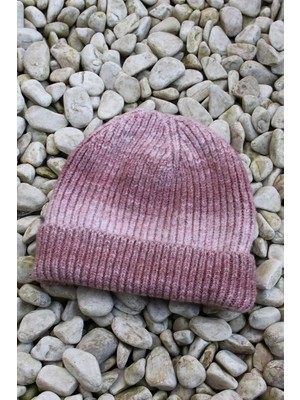 Emybox Unisex Tiftik Bere Katlamalı Yıkamalı Triko Örgü Bere Unisex Kışlık Renkli Şapka