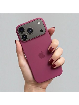 Pronorth IPhone 17-18 PRO MAX Uyumlu Kılıf Logolu Lansman Soft Yumuşak Içi Kadife Silikon Kapak
