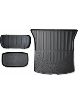 Vionna T Parts Tesla Model Y 2025+ Juniper Aksesuarları - Arka Koltuk Koruyucu, 3D Havuzlu Paspas Veya Bagaj Havuzu Seçenekleri (Model Y 2025+ Juniper Arka Koltuk Koruyucu Takım)