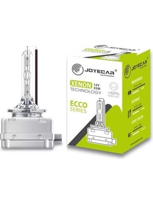 Vionna D1S Xenon Far Ampulü, 12V 35W, 6000K Beyaz Işık,%60 Daha Fazla Aydınlatma, Ecco Serisi