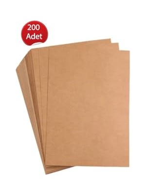 Vionna Kraft Araç Araba Oto Paspas Kağıdı Baskısız 200 Adet 35X50 cm