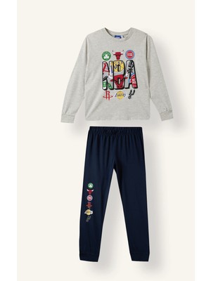DeFacto NBA Lisanslı Baskılı Pijama Takımı Erkek Çocuk I3394A826WN