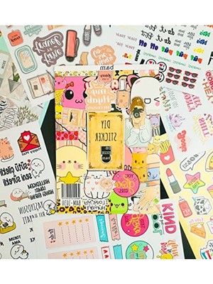 Vionna 24 x 17 cm Boyutunda 16 Sayfa Rengarenk Sticker Kitabı