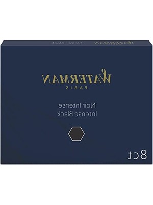 Vionna Siyah Dolma Kalem Kartuşu, 8'li Paket Seçeneği ile Uzun Süreli Kullanım